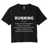 Running Funny Definition Funny 5k Marathon Runner Gift Crop Top