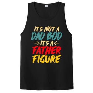 Retro Fathers Day Funny Gift Not A Dad Bod Its A Father Figure Gift PosiCharge Competitor Tank