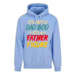 Retro Fathers Day Funny Gift Not A Dad Bod Its A Father Figure Gift Unisex Surf Hoodie