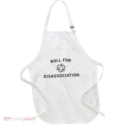 Roll For Dissociation Full-Length Apron With Pockets
