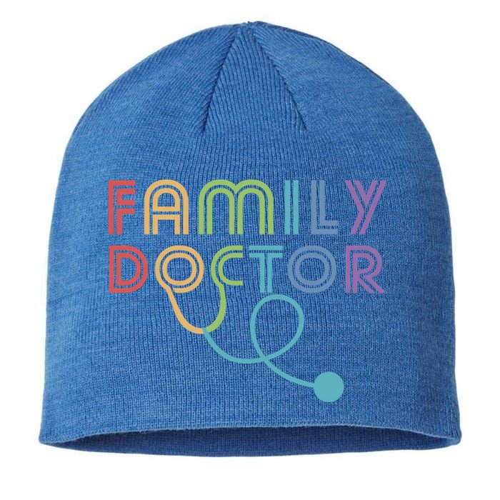 Retro Family Doctor Vintage Therapist Stethoscope Physician Great Gift Sustainable Beanie