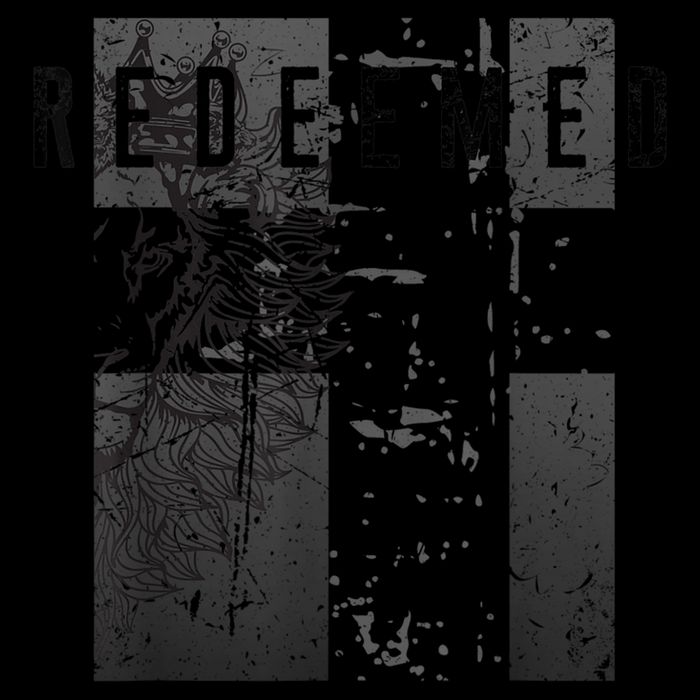 Redeemed Faded Distressed Grunge Lion With Cross Christian 16oz Travel Tumbler