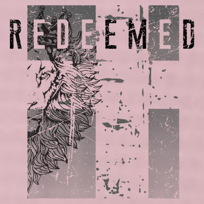Redeemed Faded Distressed Grunge Lion With Cross Christian 25L Jumbo Tote