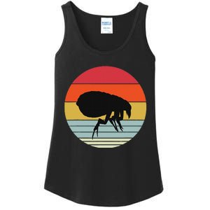 Retro Flea Design Exterminator Fleas Ladies Essential Tank