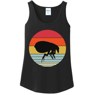 Retro Flea Design Exterminator Fleas Ladies Essential Tank