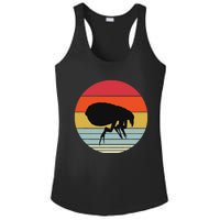 Retro Flea Design Exterminator Fleas Ladies PosiCharge Competitor Racerback Tank