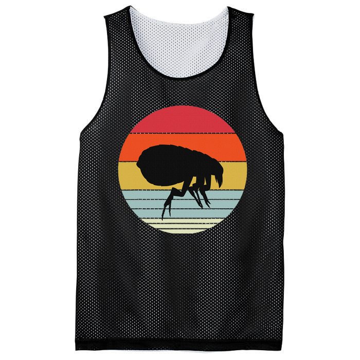 Retro Flea Design Exterminator Fleas Mesh Reversible Basketball Jersey Tank