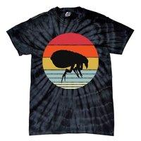 Retro Flea Design Exterminator Fleas Tie-Dye T-Shirt