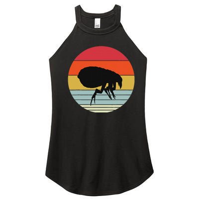 Retro Flea Design Exterminator Fleas Women's Perfect Tri Rocker Tank