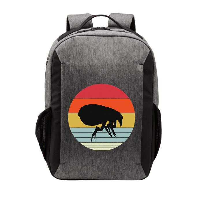 Retro Flea Design Exterminator Fleas Vector Backpack