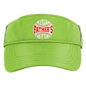 Retro Fathers Day Baseball Dad Papa Grandpa From Son Gift Adult Drive Performance Visor