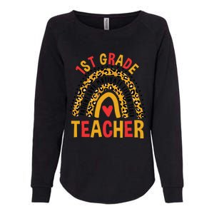 Rainbow First Day Of School 1St Grade Teacher Gift Womens California Wash Sweatshirt