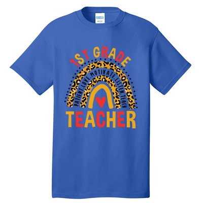 Rainbow First Day Of School 1St Grade Teacher Gift Tall T-Shirt