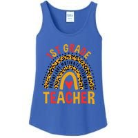 Rainbow First Day Of School 1St Grade Teacher Gift Ladies Essential Tank