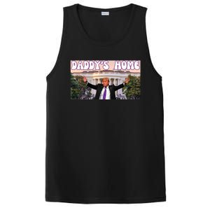 Retro Funny DaddyS Home Trump 2024 Stand With Trump Funny Gift PosiCharge Competitor Tank