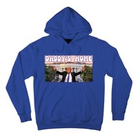 Retro Funny DaddyS Home Trump 2024 Stand With Trump Funny Gift Hoodie