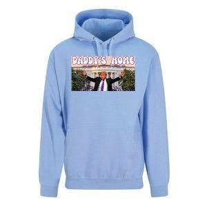 Retro Funny DaddyS Home Trump 2024 Stand With Trump Funny Gift Unisex Surf Hoodie