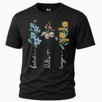 Retro Foxtrots Deltas Tangos Flower Performance Shirt
