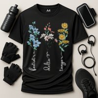 Retro Foxtrots Deltas Tangos Flower Performance Shirt
