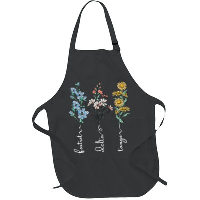 Retro Foxtrots Deltas Tangos Flower Apron