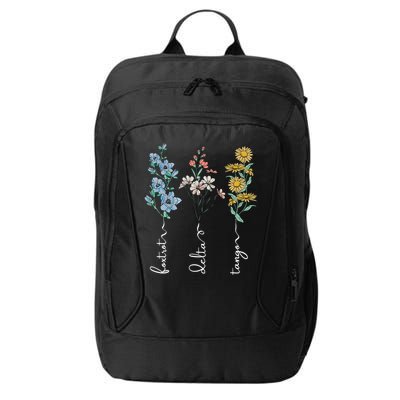 Retro Foxtrots Deltas Tangos Flower City Backpack