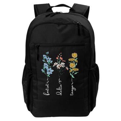 Retro Foxtrots Deltas Tangos Flower Backpack