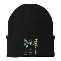 Retro Foxtrots Deltas Tangos Flower Beanie