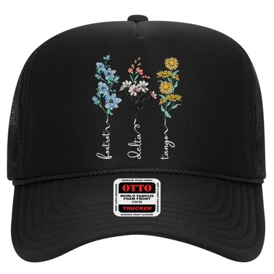 Retro Foxtrots Deltas Tangos Flower Hat