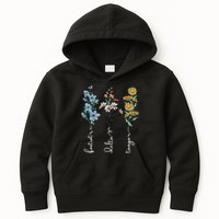 Retro Foxtrots Deltas Tangos Flower Kids Hoodie