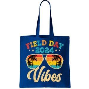 Retro Field Day Vibes Funny For Teacher Field Day Meaningful Gift Tote Bag