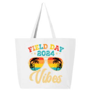 Retro Field Day Vibes Funny For Teacher Field Day Meaningful Gift 25L Jumbo Tote