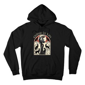 Retro Funny Design Childless Cat Ladies Cat Karma Hoodie