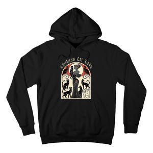 Retro Funny Design Childless Cat Ladies Cat Karma Tall Hoodie