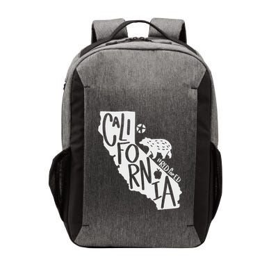 Red For Ed California State Teachers Protest March Strike Vector Backpack