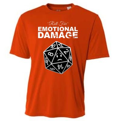 Roll For Emotional Damage Cooling Performance Crew T-Shirt