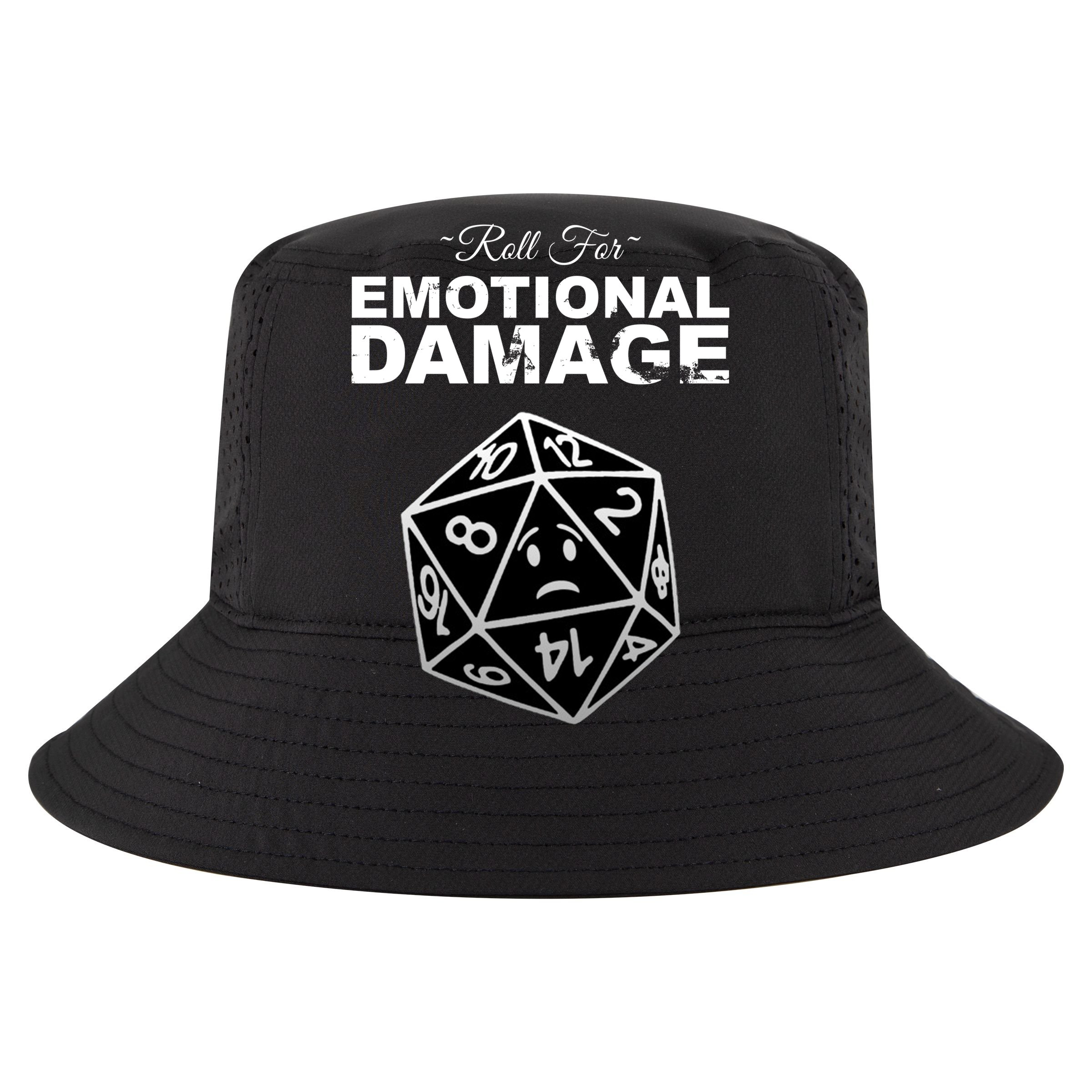Roll For Emotional Damage V-Neck T-Shirt