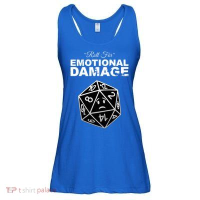 Roll For Emotional Damage Ladies Essential Flowy Tank
