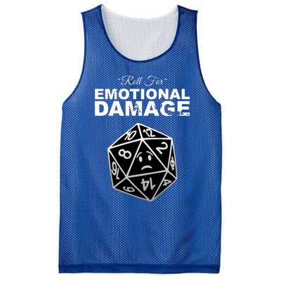 Roll For Emotional Damage Mesh Reversible Basketball Jersey Tank