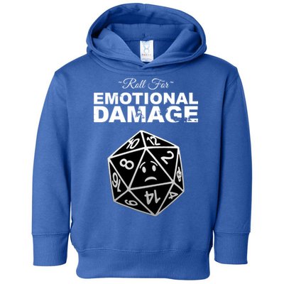 Roll For Emotional Damage Toddler Hoodie