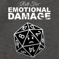 Roll For Emotional Damage Vector Backpack