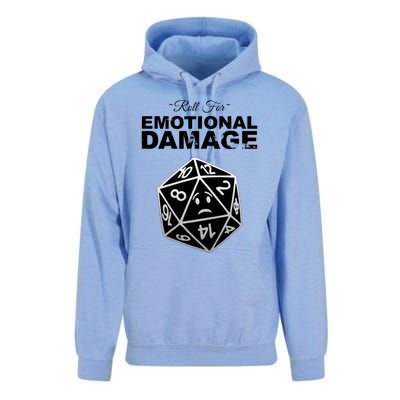 Roll For Emotional Damage Unisex Surf Hoodie