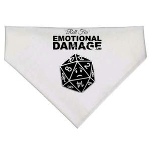 Roll For Emotional Damage USA-Made Doggie Bandana