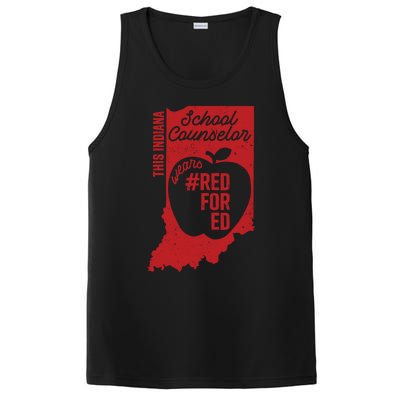 Red For Ed Indiana School Counselor #Redfored Gift PosiCharge Competitor Tank