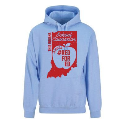 Red For Ed Indiana School Counselor #Redfored Gift Unisex Surf Hoodie