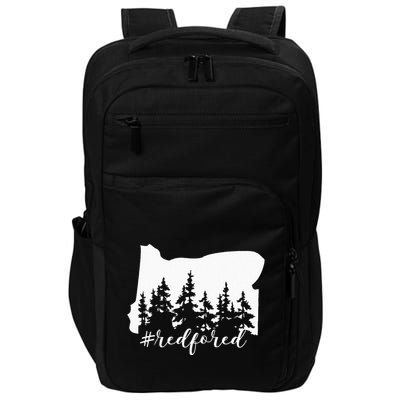 Red For Ed Oregon Trees Teacher Support Impact Tech Backpack