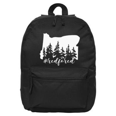 Red For Ed Oregon Trees Teacher Support 16 in Basic Backpack