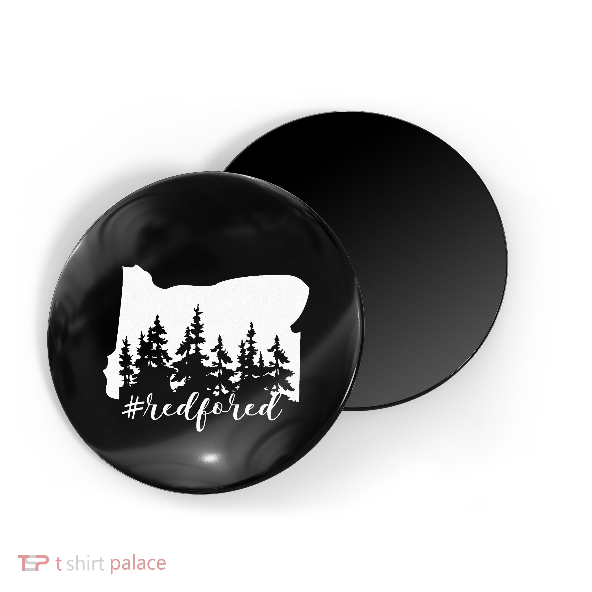 Red For Ed Oregon Trees Teacher Support Magnet