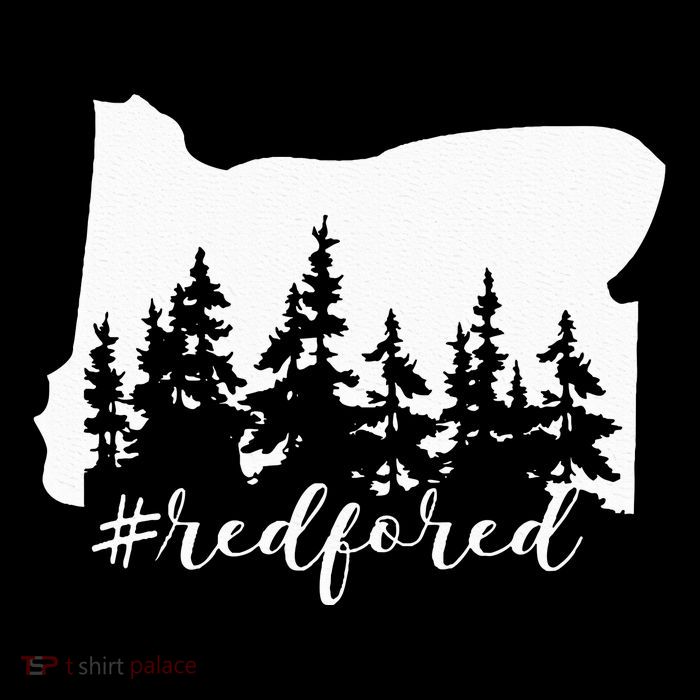 Red For Ed Oregon Trees Teacher Support Magnet