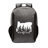 Red For Ed Oregon Trees Teacher Support Vector Backpack