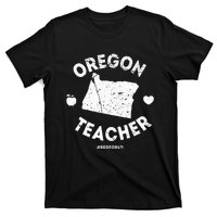 Red For Ed Teacher Oregon Or Education T-Shirt